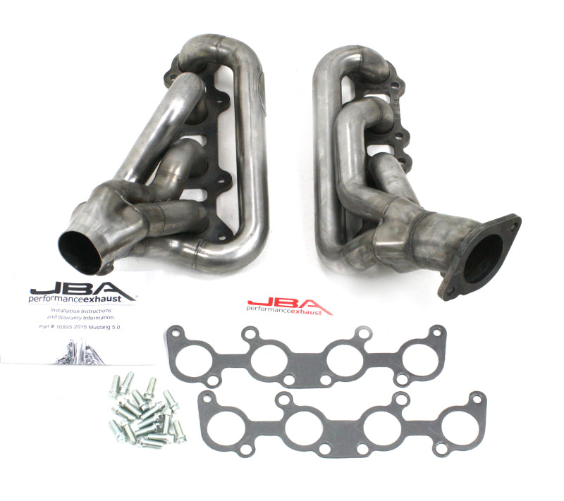 JBA 15-20 Ford Mustang 5.0L Coyote 1-3/4in Primary Raw 409SS Cat4Ward Header - DTX Performance