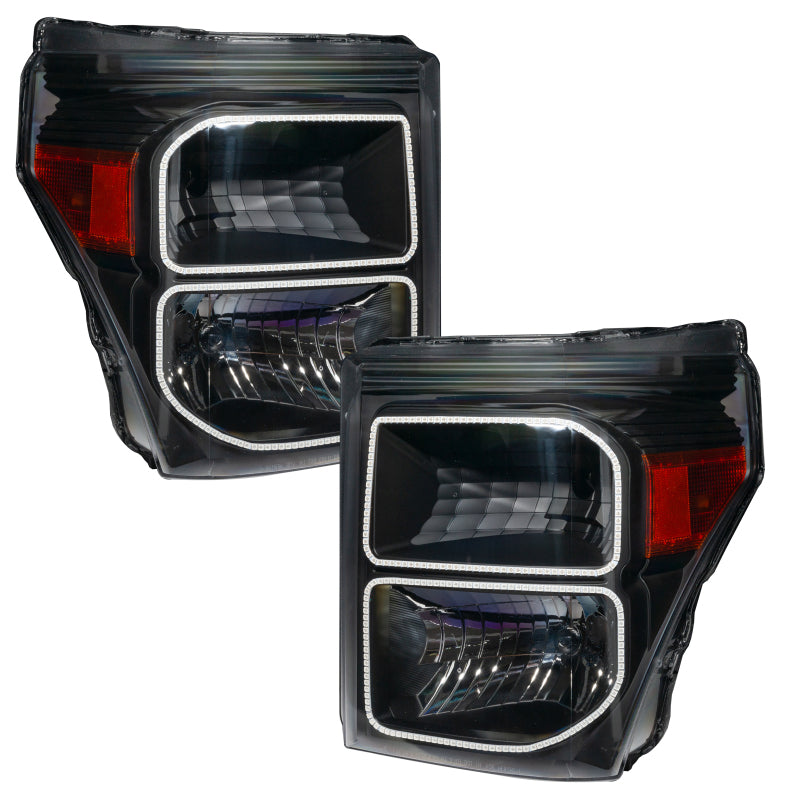 Oracle 11-16 Ford F250/350 LED HL - Black - White - DTX Performance