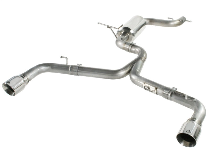 aFe MACHForce XP Exhaust 304SS Cat-Back w/ Polished Tips 12-13 VW Beetle L4 2.0L (t) - DTX Performance