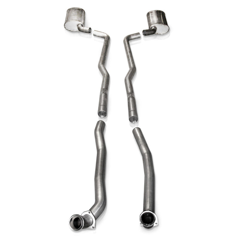 Stainless Works 1968-72 Corvette Exhaust BB Automatic Trans 2-1/2in Factory Connect - DTX Performance