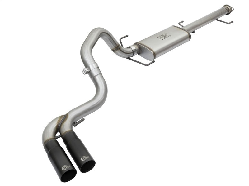 aFe Rebel Series 3in Stainless Steel Cat-Back Exhaust System w/Black Tips 07-14 Toyota FJ Cruiser - DTX Performance