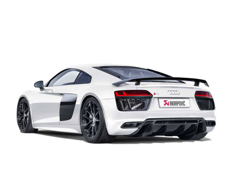 Akrapovic 16-17 Audi R8 5.2 FSI Coupe/Spyder Slip-On Line (Titanium) w/ Carbon Titanium Tips - DTX Performance