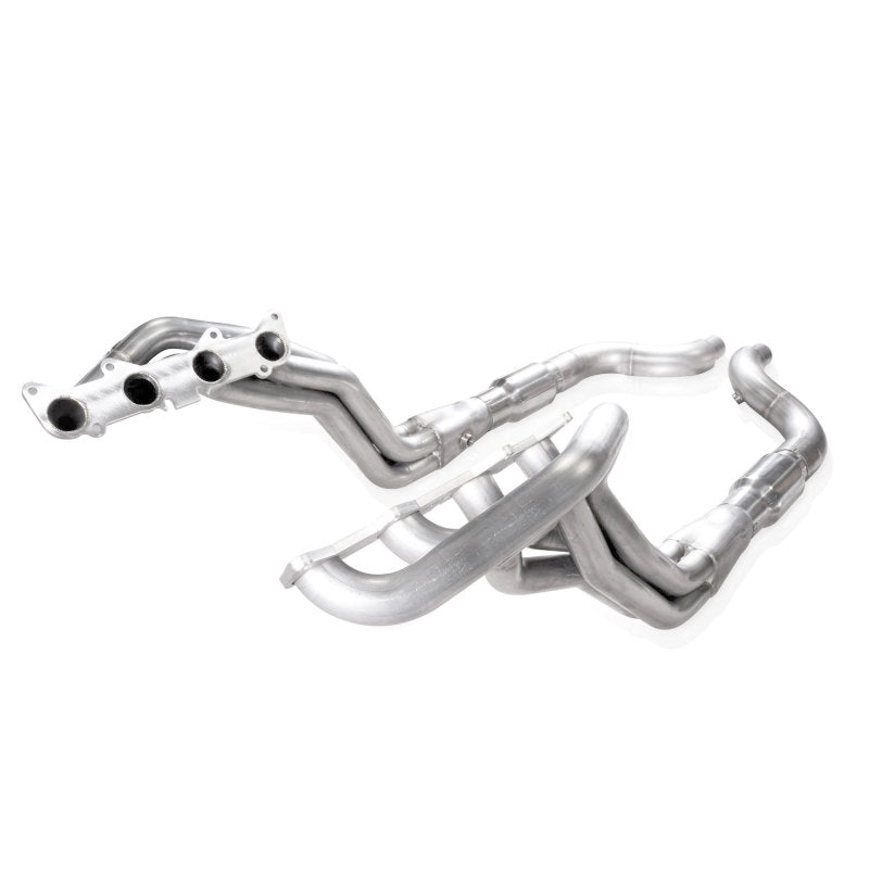 Stainless Power 15-17 Mustang GT Headers 1-7/8in Primaries High-Flow Cats - DTX Performance