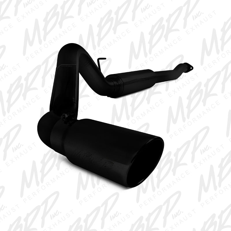 MBRP 11-14 Ford F-150 3.5L V6 EcoBoost 4in Cat-Back Single Side AL Exhaust System - Black - DTX Performance