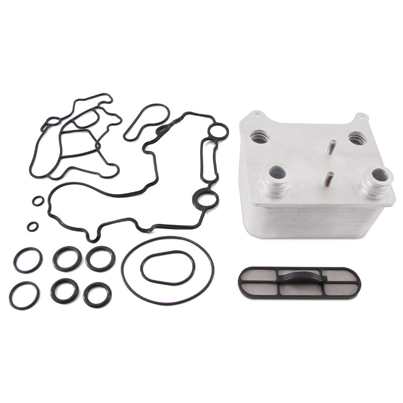 Mishimoto 03-07 Ford 6.0L Powerstroke Replacement Oil Cooler Kit - DTX Performance