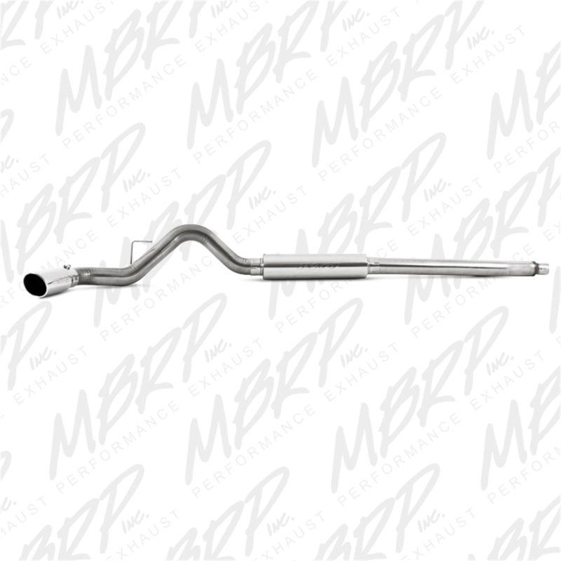 MBRP 11-13 Ford F-250/350/450 6.2L V8 Gas 4in Cat Back Single Side T409 Exhaust System - DTX Performance