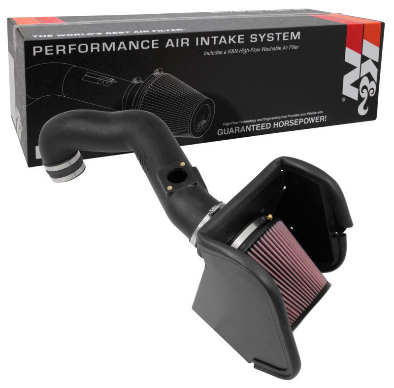 K&N 16-17 Nissan Titan XD V8-5.0L DSL 63 Series Aircharger Performance Intake - DTX Performance