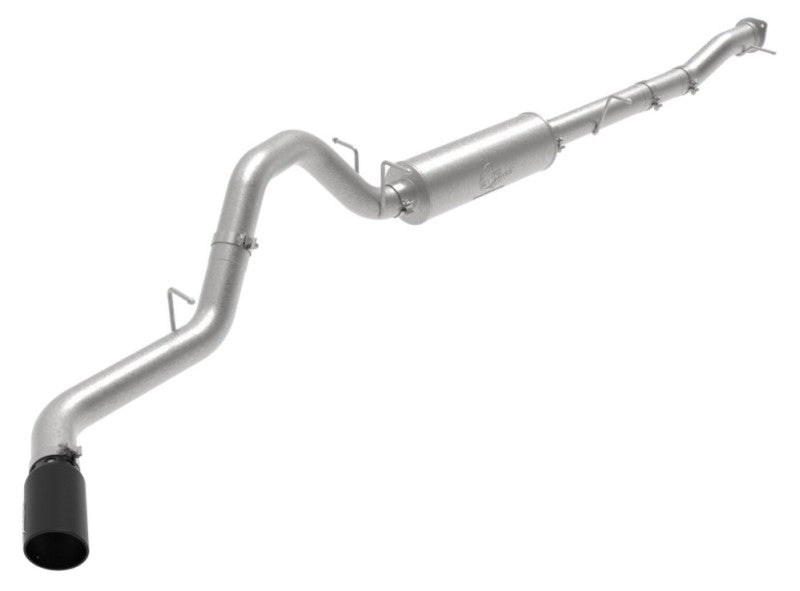 aFe Large Bore-HD 3in 409SS DPF-Back Exhaust System w/ Polished Tip RAM 1500 20-21 V6-3.0 - DTX Performance