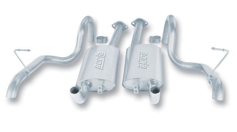 Borla 87-93 Ford Mustang GT 5.0L 8cyl SS Catback Exhaust - DTX Performance