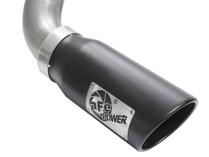 aFe MACHForce XP Exhausts Cat-Back Black Tip 09-17 GM Silverado 1500 4.3/5.3L RegCab SB/LB - DTX Performance