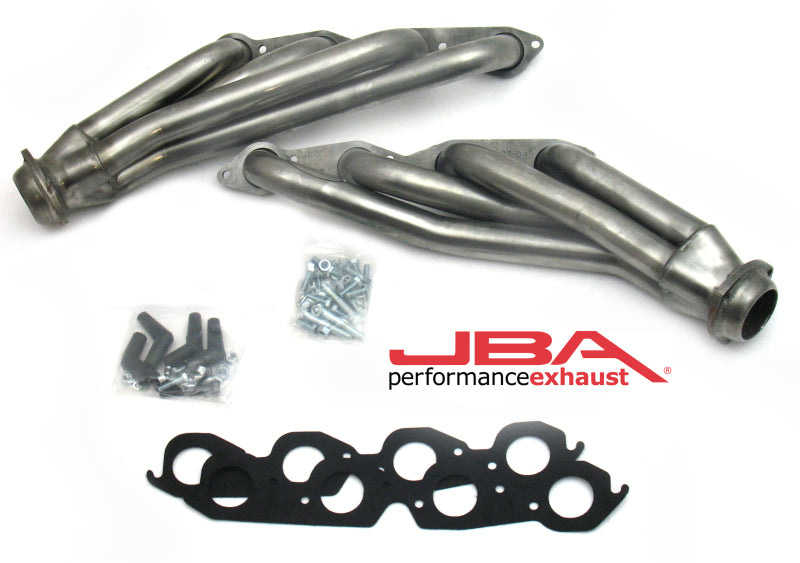 JBA 01-03 Gm Truck 8.1L BBC w/o EGR/A.I.R. 1-3/4in Primary Raw 409SS Cat4Ward Header - DTX Performance