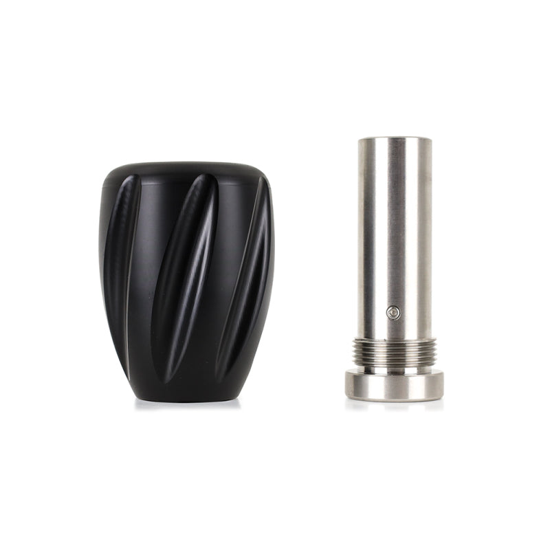 Mishimoto Steel Core Twist Shift Knob Black Delrin - DTX Performance