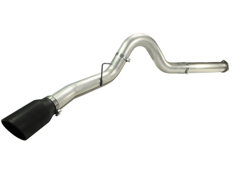 aFe MACHForce XP 5in DPF-Back Stainless Steel Exhaust , Blk,Ford Diesel Trucks 11-14 V8-6.7L td - DTX Performance