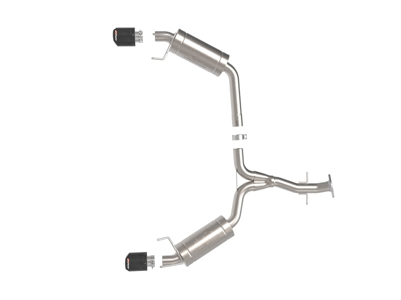 aFe POWER Takeda 06-13 Lexus IS250/IS350 SS Axle-Back Exhaust w/ Carbon Tips - DTX Performance