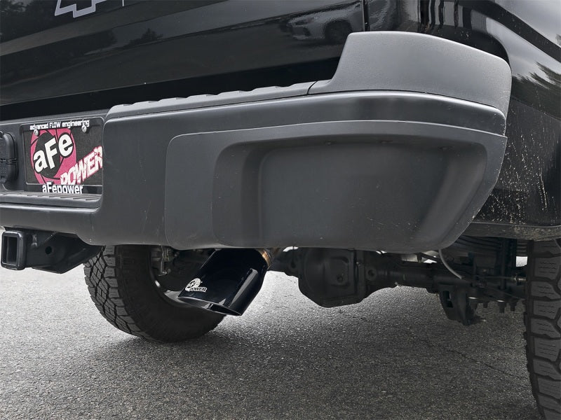 aFe MACH Force-Xp Hi-Tuck 3in. 409 SS C/B Exhaust 15-18 GM Colorado/Canyon L4-2.5L/V6-3.6L - Blk Tip - DTX Performance