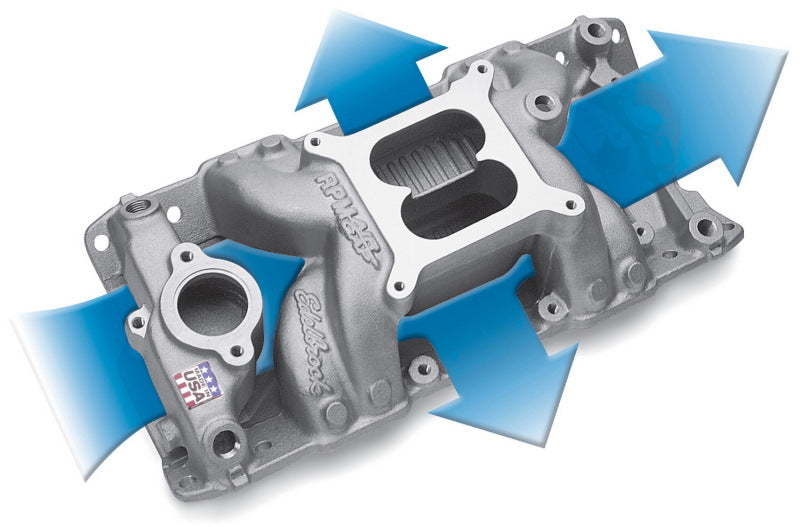 Edelbrock S/B Chevy RPM Air-Gap Manifold - DTX Performance