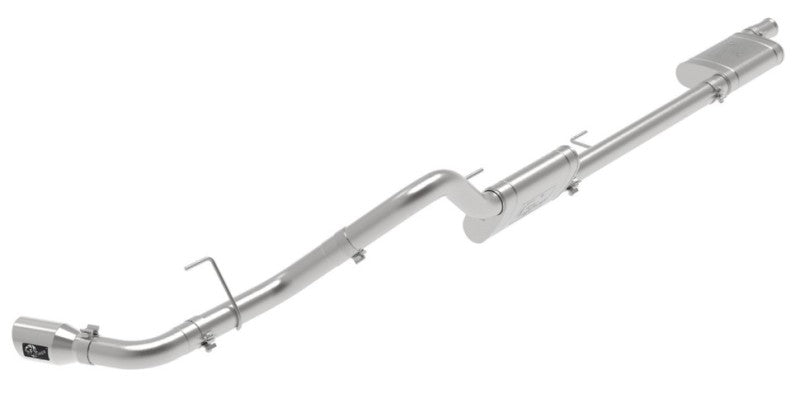 aFe Apollo GT Series 409 Stainless Steel Cat-Back Exhaust 2020 Jeep Gladiator 3.6L - Polished Tip - DTX Performance