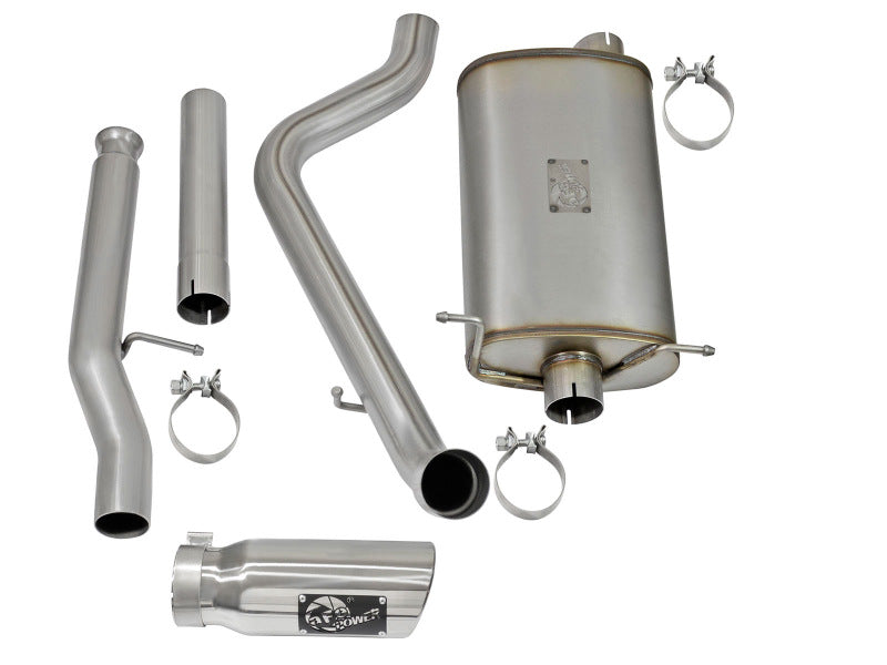 aFe MACHForce XP Exhausts Cat-Back Polished Tips 09-17 GM Silverado 1500 4.3/5.3L RegCab SB/LB - DTX Performance