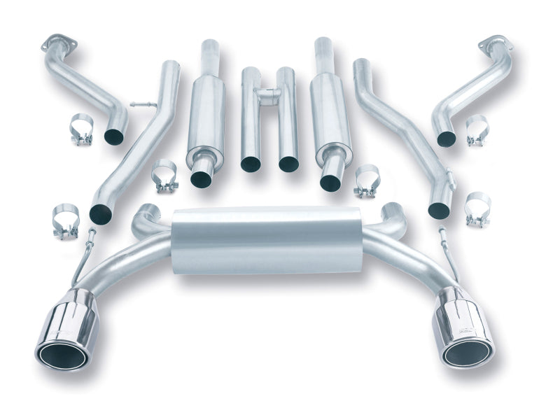 Borla 03-08 350Z True Dual Cat-Back Exhaust 2BOXES - DTX Performance