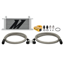 Load image into Gallery viewer, Mishimoto Universal Thermostatic Oil Cooler Kit 16-Row Silver - DTX Performance