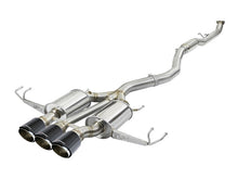 Load image into Gallery viewer, aFe Takeda 3in 304 SS Cat-Back Exhaust w/ Carbon Fiber Tips 17-18 Honda Civic Type R L4 2.0L (t) - DTX Performance