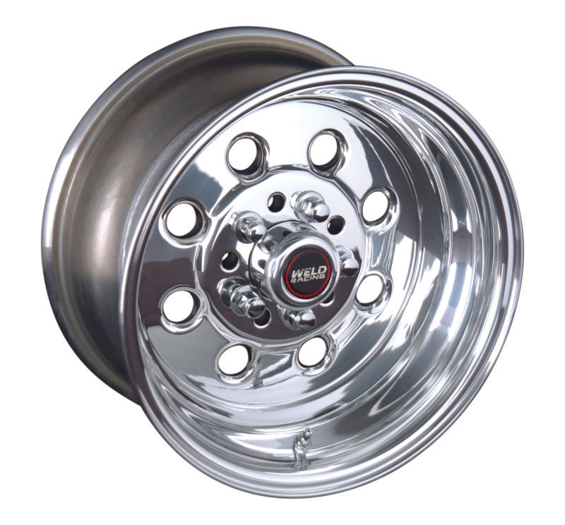 Weld Draglite 15x5 / 5x4.5 & 5x4.75 BP / 2.5in. BS Polished Wheel - Non-Beadlock - DTX Performance