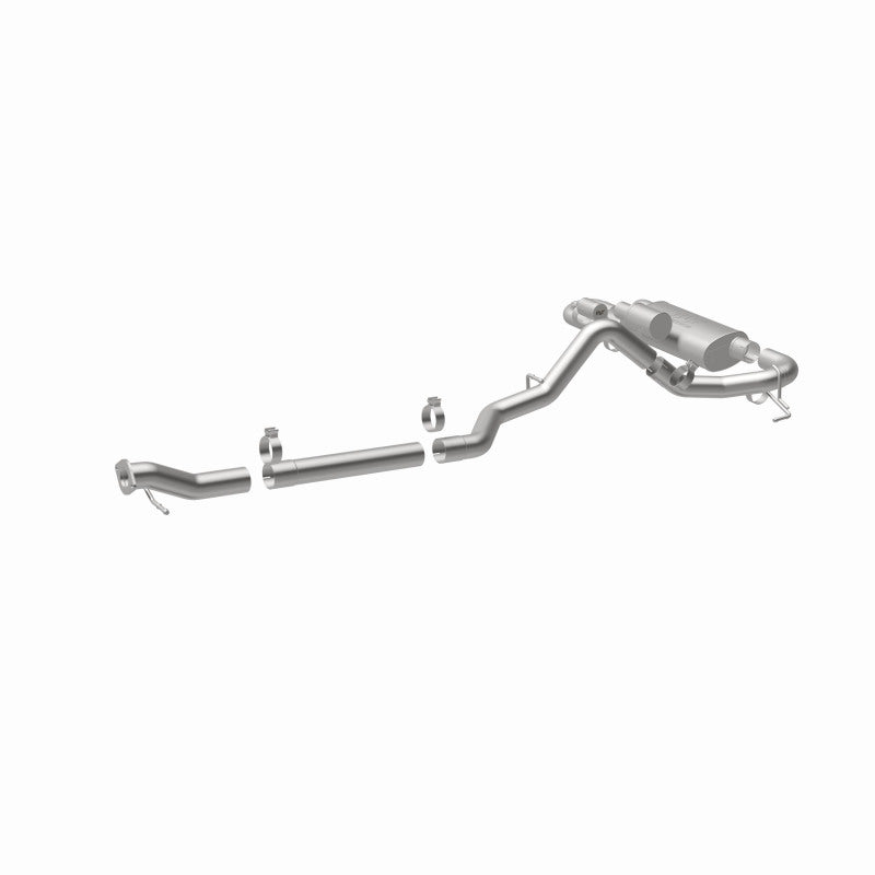 MagnaFlow 2021 Ford Bronco Overland Series Cat-Back Exhaust w/ Single Straight Driver Exit- No Tip - DTX Performance