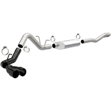 Load image into Gallery viewer, MagnaFlow CatBack 14-18 GMC Sierra 1500 V8-6.2L Polished Stainless Exhaust w/ Black Coated Tips - DTX Performance