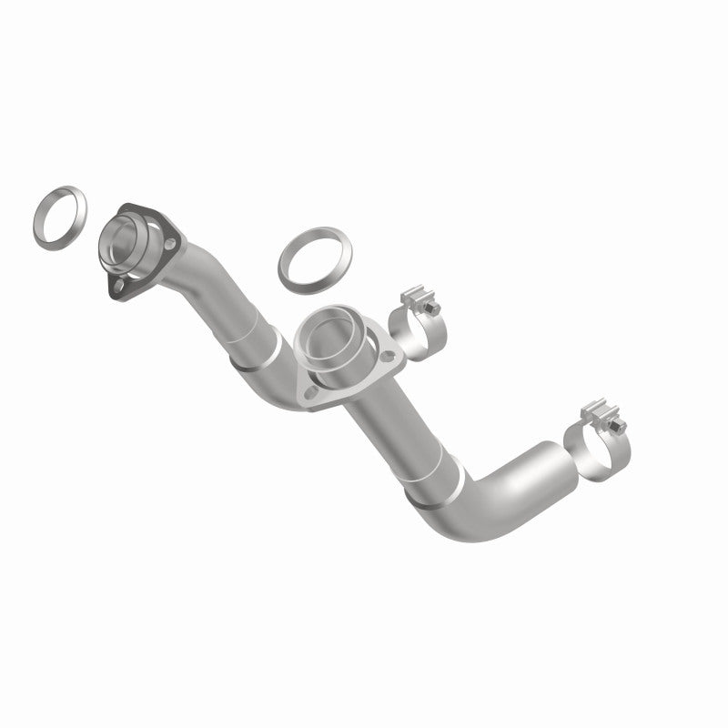 MagnaFlow 66-72 Chevy C10 Pickup V8 2-Piece Front Exhuast Pipe Kit (2in Tubing/Clamps/Inlet Flanges) - DTX Performance