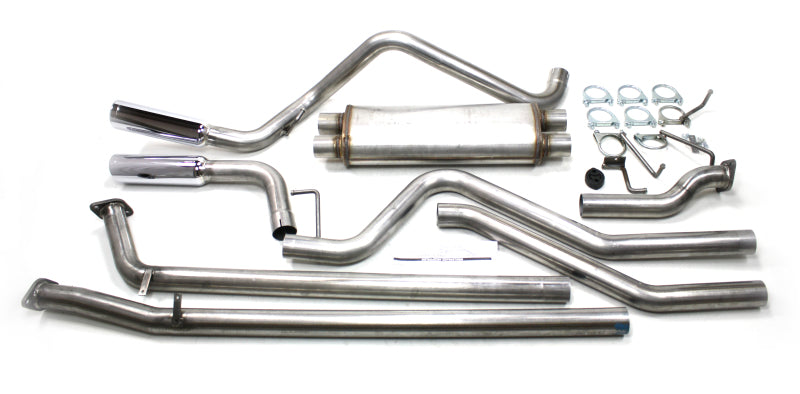 JBA 07-20 Toyota Tundra 4.6L/4.7L/5.7L 409SS Pass Side Dual Exit Cat-Back Exhaust - DTX Performance