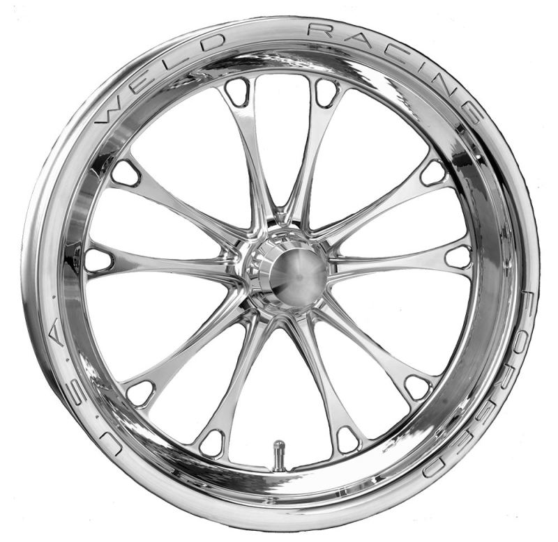 Weld V-Series 1-Piece 15x3.5 / Anglia Spindle MT / 1.75in. BS Polished Wheel - Non-Beadlock - DTX Performance