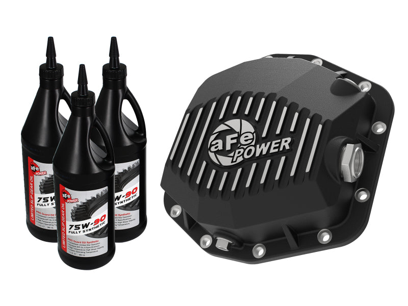 aFe Power Cover Diff Rear Machined w/ Gear Oil 2019 Ford Ranger (Dana M220) - DTX Performance