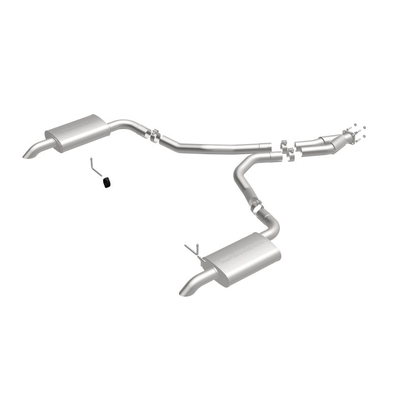 MagnaFlow 75-79 Chevy Corvette V8 5.7L Dual Split Rear Exit Stainless Cat-Back Perf Exhaust - DTX Performance