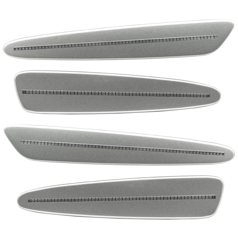 Oracle 05-13 Chevy Corvette C6 Concept Sidemarker Set - Clear - Switchblade Silver Metallic (GAN) - DTX Performance