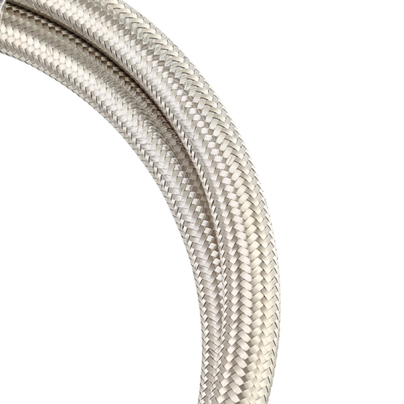 Mishimoto 6Ft Stainless Steel Braided Hose w/ -10AN Fittings - Stainless - DTX Performance