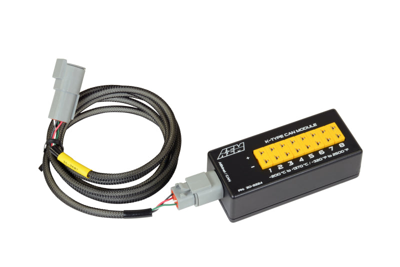 AEM 8 Channel K-Type Thermocouple EGT CAN Module - DTX Performance