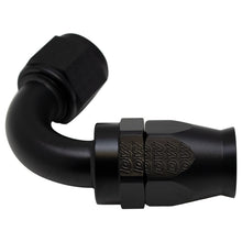 Load image into Gallery viewer, DeatschWerks 10AN Female Flare Swivel 120-Degree Hose End PTFE - Anodized Matte Black - DTX Performance