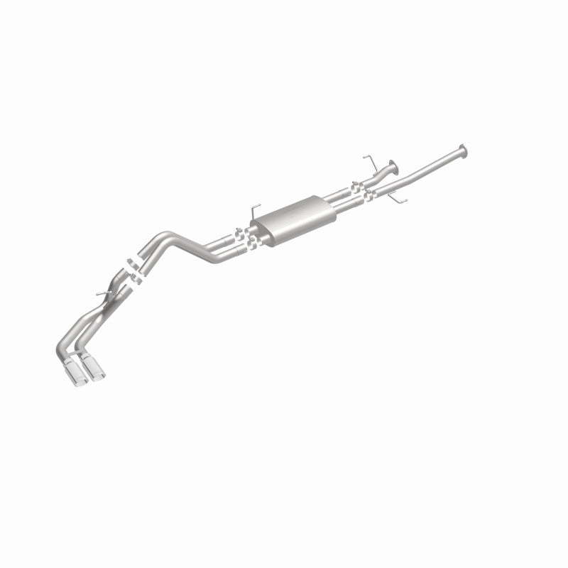 MagnaFlow 14 Toyota Tundra V8 4.6L/5.7L Stainless C/b Exhaust Dual same side pass. rear tire - DTX Performance