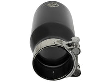 Load image into Gallery viewer, aFe MACH Force-Xp Universal 409 SS Single-Wall Clamp-On Exhaust Tip - Black - DTX Performance