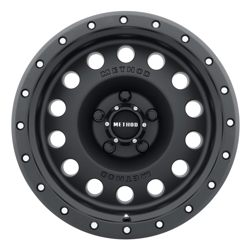 Method MR307 Hole 17x8.5 0mm Offset 5x5 94mm CB Matte Black Wheel - DTX Performance