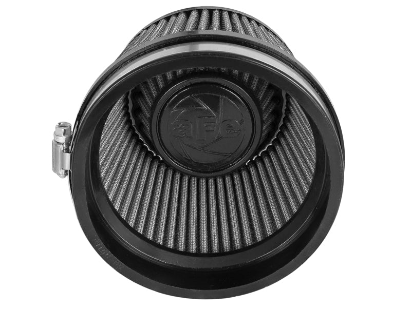 aFe MagnumFLOW Dry S Air Filter 5in. F x 5-3/4in. B x 4-1/2in. T (INV) x 3-1/2in. H - DTX Performance