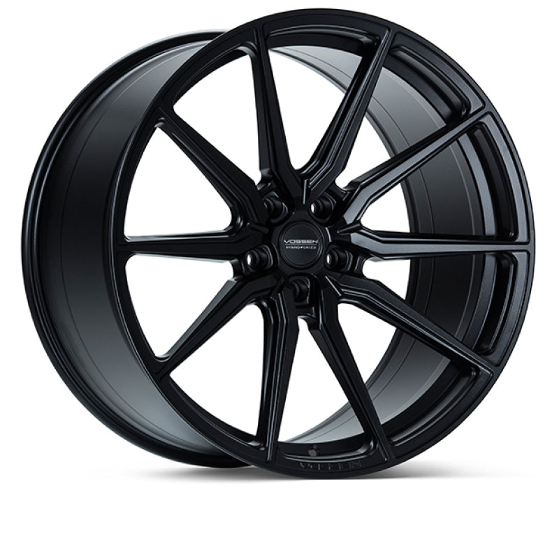 Vossen HF-3 24x10 / 5x120 / ET32 / Deep Face / 72.56 - Satin Black Wheel - DTX Performance