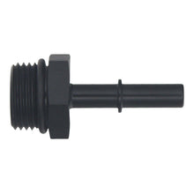 Load image into Gallery viewer, DeatschWerks 10AN ORB Male to 5/16in Male EFI Quick Connect Adapter - Anodized Matte Black - DTX Performance