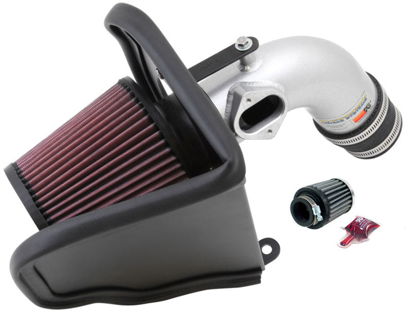 K&N 12 Chevy Sonic 1.8L Silver Typhoon Cold Air Intake - DTX Performance