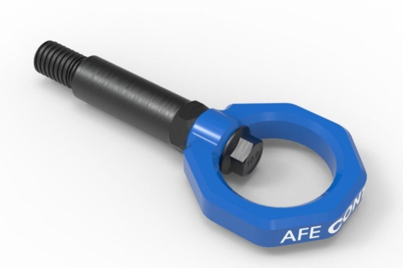 aFe Control Front Tow Hook Blue BMW F-Chassis 2/3/4/M - DTX Performance