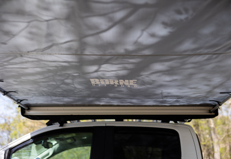 Mishimoto Borne Rooftop Awning 93in L x 118in D Grey - DTX Performance