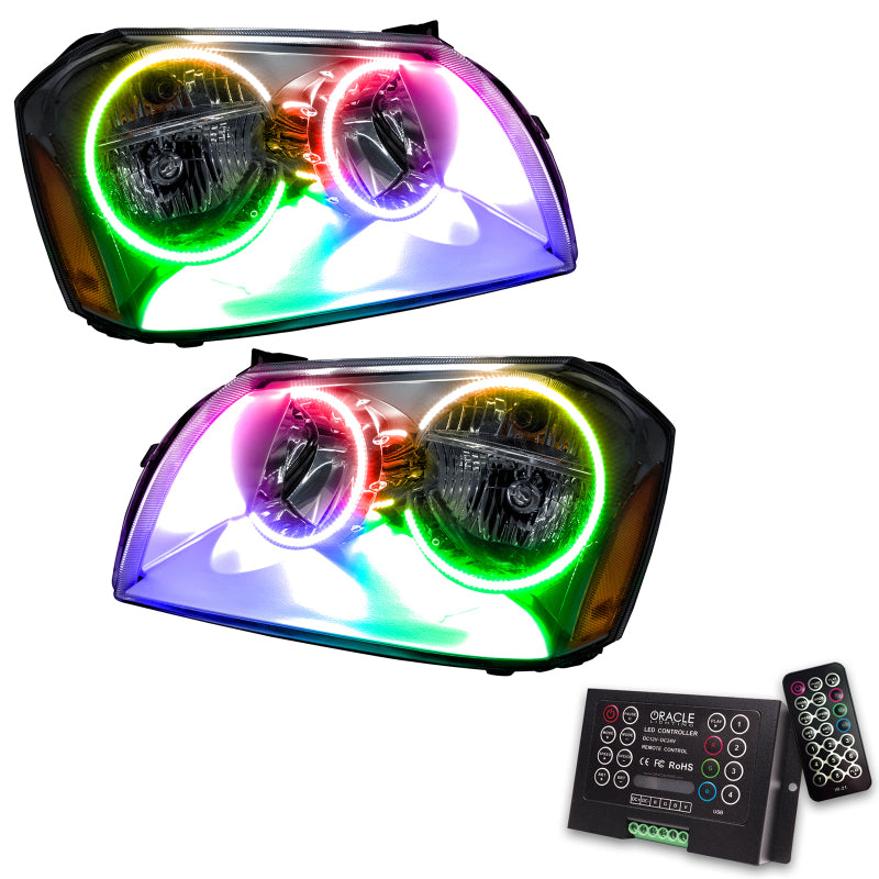 Oracle 05-07 Dodge Magnum SMD HL - Chrome - ColorSHIFT w/ 2.0 Controller - DTX Performance