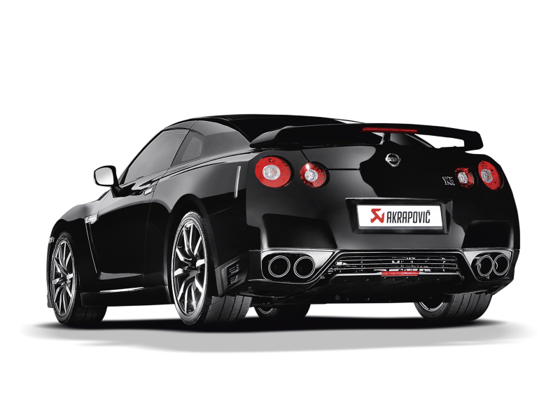 Akrapovic 08-17 Nissan GT-R Slip-On Line (Titanium) (Req. Tips) - DTX Performance