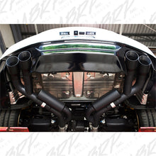 Load image into Gallery viewer, MBRP 18-20 Ford Mustang GT 2.5in Black Coated Non Active Dual Axle Back Exhaust - 4in Dual Wall Tips - DTX Performance