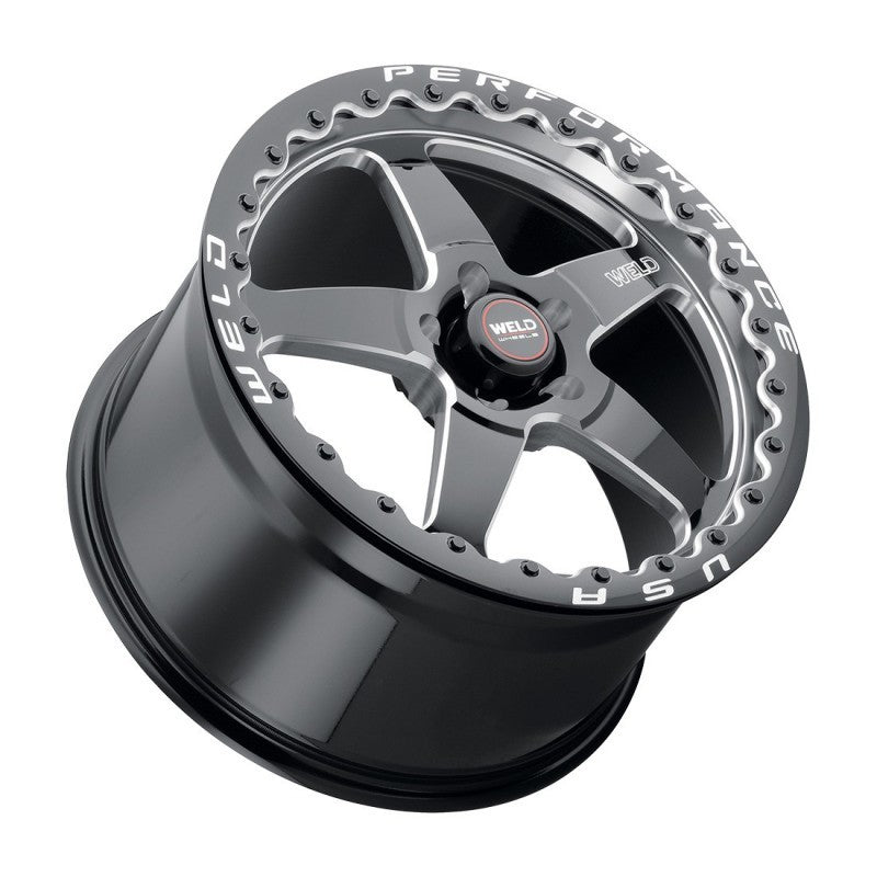 Weld S904 18x10 Ventura Beadlock 5x120 ET45 BS7.25 Gloss BLK MIL DIA 78.1 - DTX Performance